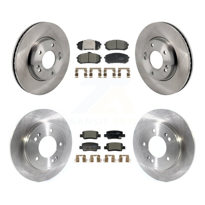 Kit de rotors de frein à disque avant et arrière et plaquettes en céramique pour Hyundai Elantra K8T-10446