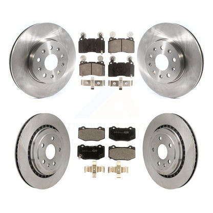 Kit de rotor de frein avant et arrière et plaquettes en céramique pour Chevrolet Camaro avec frein Brembo