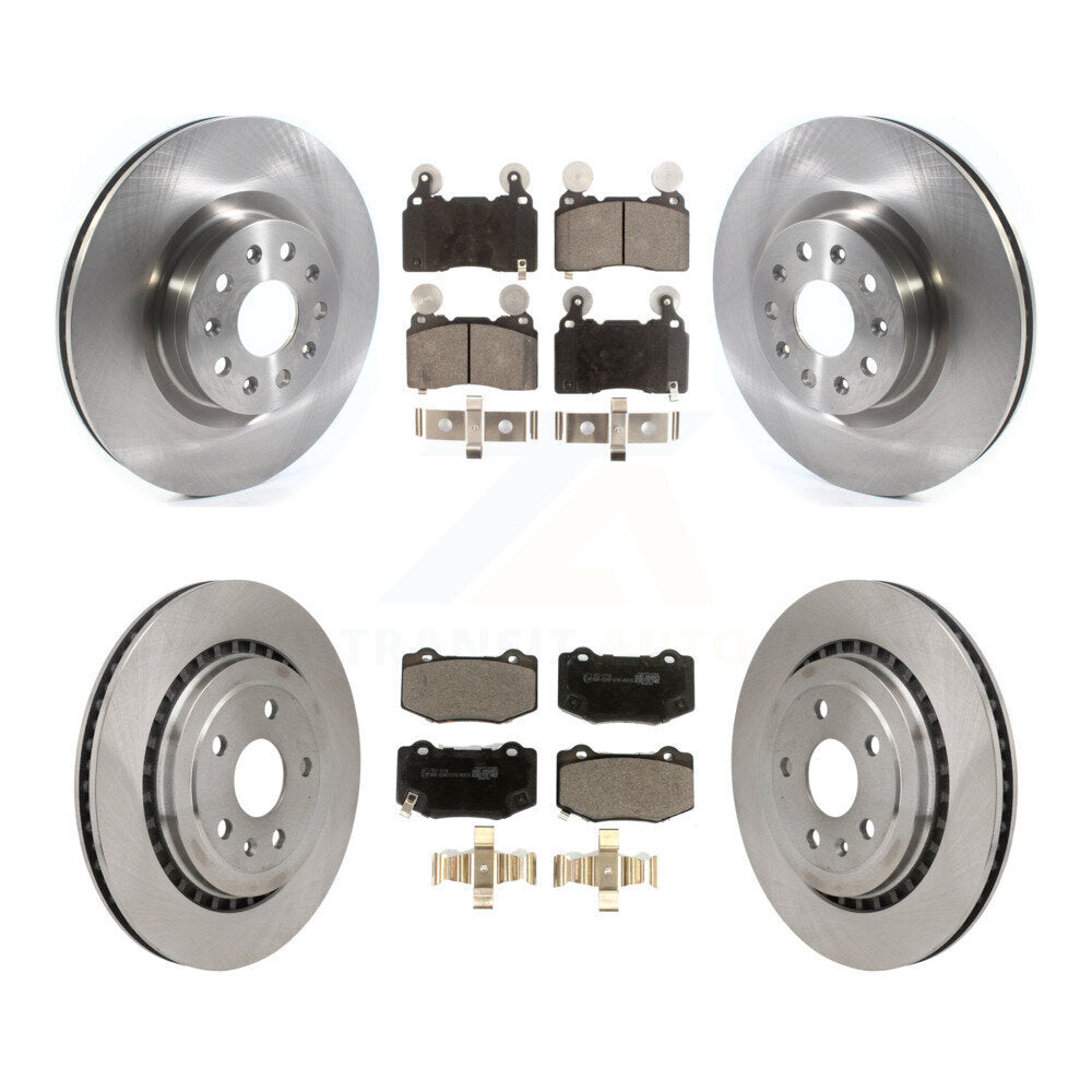 Kit de rotor de frein avant et arrière et plaquettes en céramique pour Chevrolet Camaro avec frein Brembo