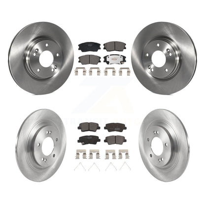 Kit de disques de frein à disque avant et arrière et plaquettes en céramique pour Kia Soul EV 2020 – 2023