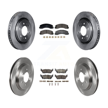 Rotors de frein à disque avant et arrière et Kit de plaquettes en céramique pour Ford F-150 Expedition Lincol