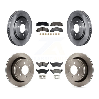 Kit de plaquettes en céramique pour rotors de frein avant et arrière, pour Ford F-150 avec stationnement manuel