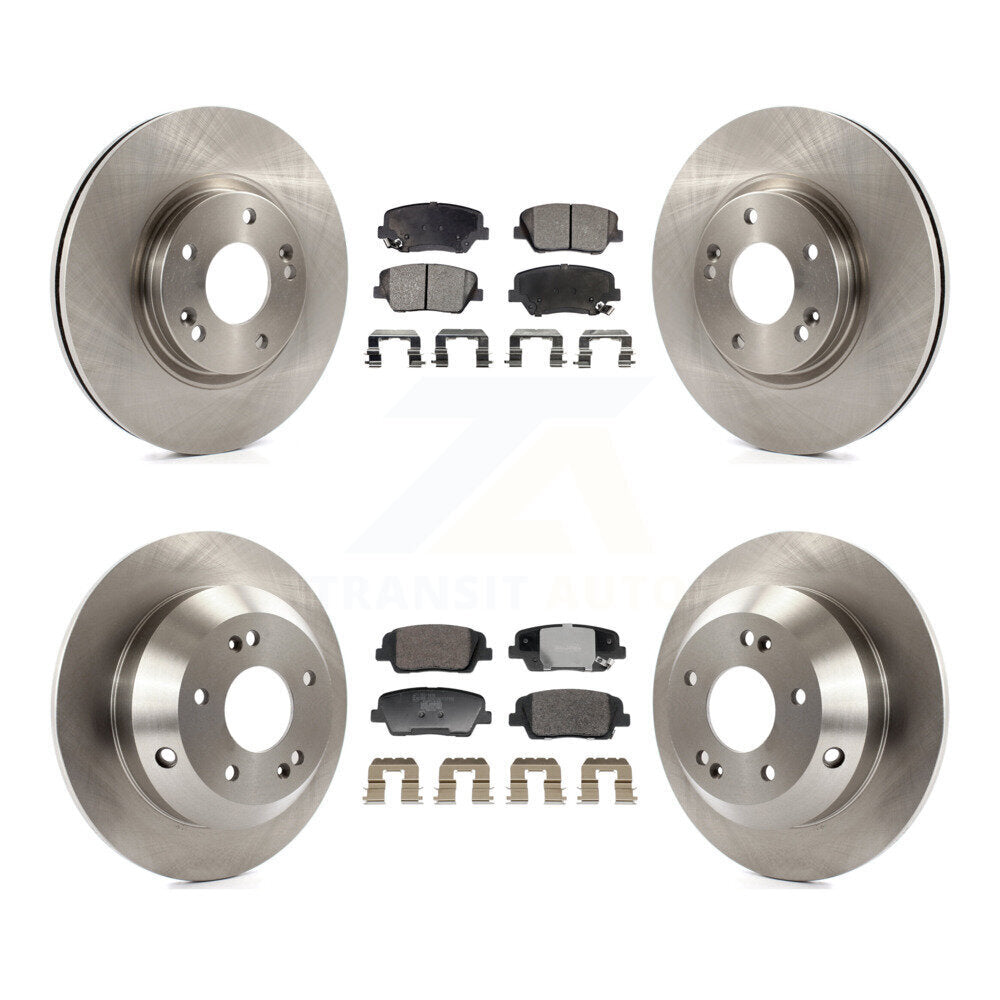 Kit de Rotor de frein à disque avant et arrière et plaquettes en céramique, pour Hyundai Santa Fe Kia Sorent