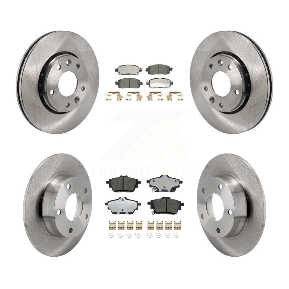 Kit de plaquettes de frein en céramique, Rotors avant et arrière, pour frein arrière à disque Nissan Sentra 20-23