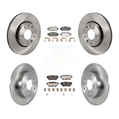 Kit de rotors de frein à disque avant et arrière et plaquettes en céramique pour Nissan Kicks K8T-104477