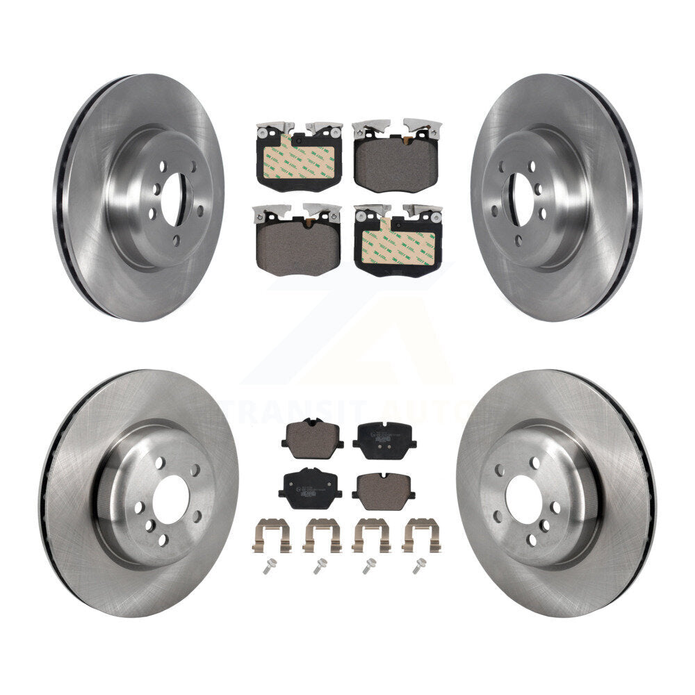 Kit de disques de frein à disque avant et arrière et plaquettes en céramique pour BMW 330i K8T-104479