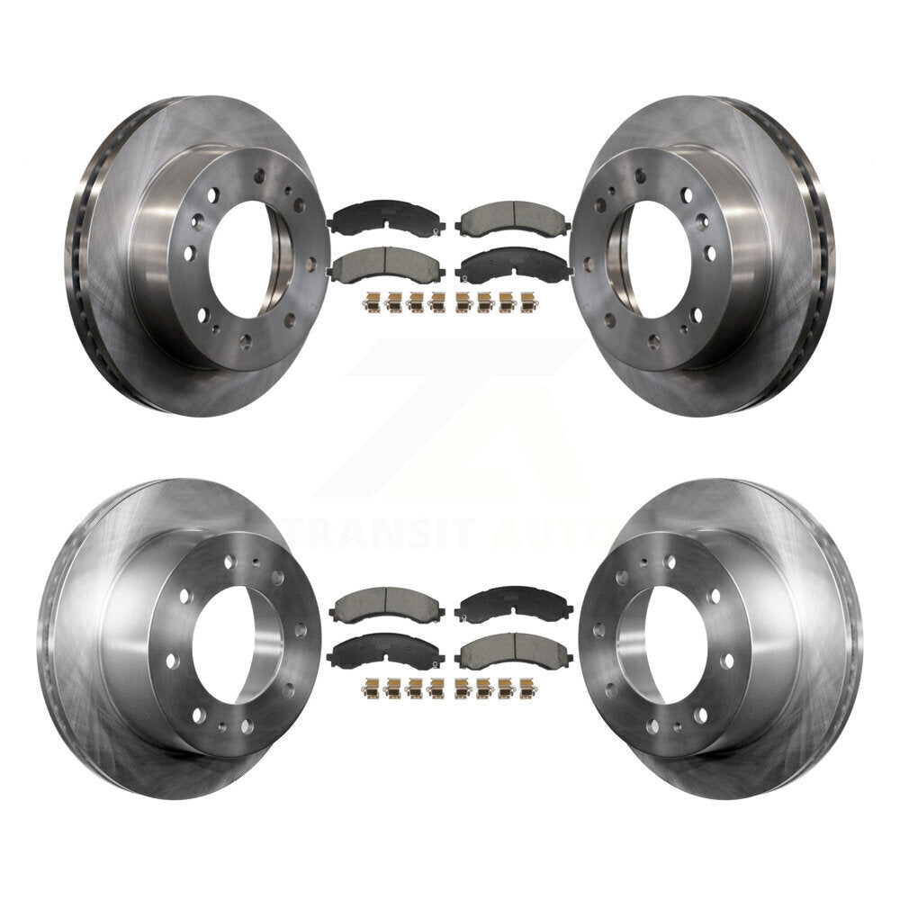 Kit de rotor de frein avant et arrière et plaquettes en céramique, pour GMC Chevrolet Sierra 2500 HD 350