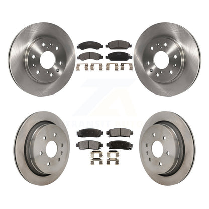Kit de rotors de frein à disque avant et arrière et plaquettes en céramique pour Cadillac XTS K8T-104483
