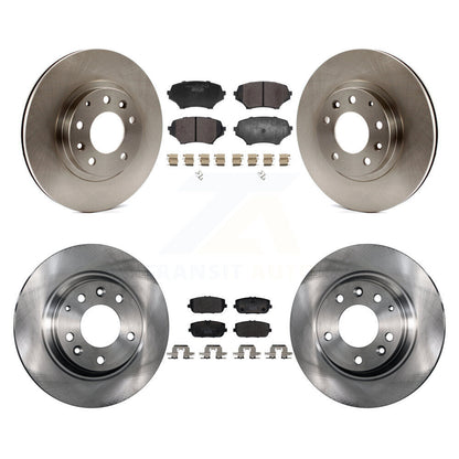 Kit de rotors de frein à disque avant et arrière et plaquettes en céramique pour Mazda MX-5 Miat 2006 – 2015