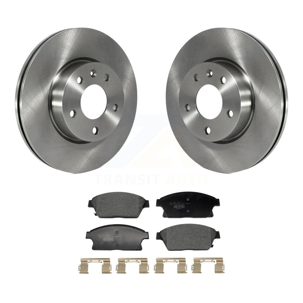 Kit de disques de frein à disque avant et plaquettes en céramique pour Cadillac ATS K8T-104487