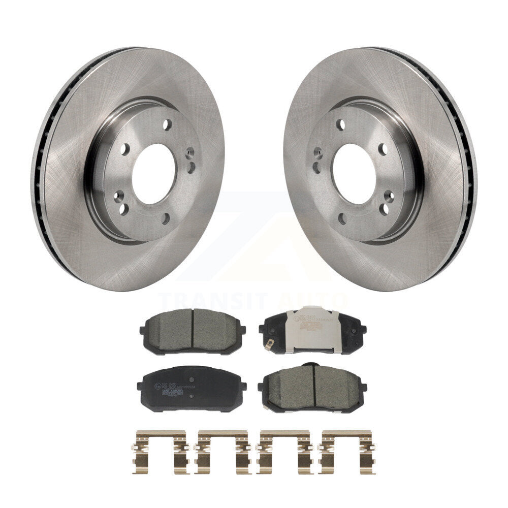 Kit de disques de frein à disque avant et plaquettes en céramique pour Hyundai Elantra K8T-104490