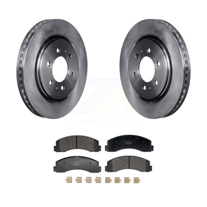 Rotors de frein avant et kit de plaquettes en céramique pour Ford F-150 Expedition Lincoln Navigato