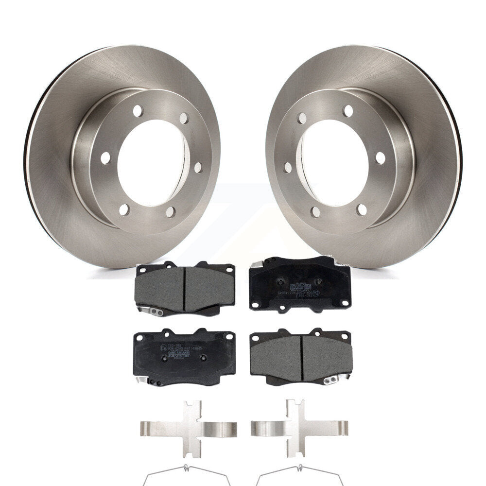 Kit de disques de frein à disque avant et plaquettes en céramique pour Toyota Tacoma K8T-104501