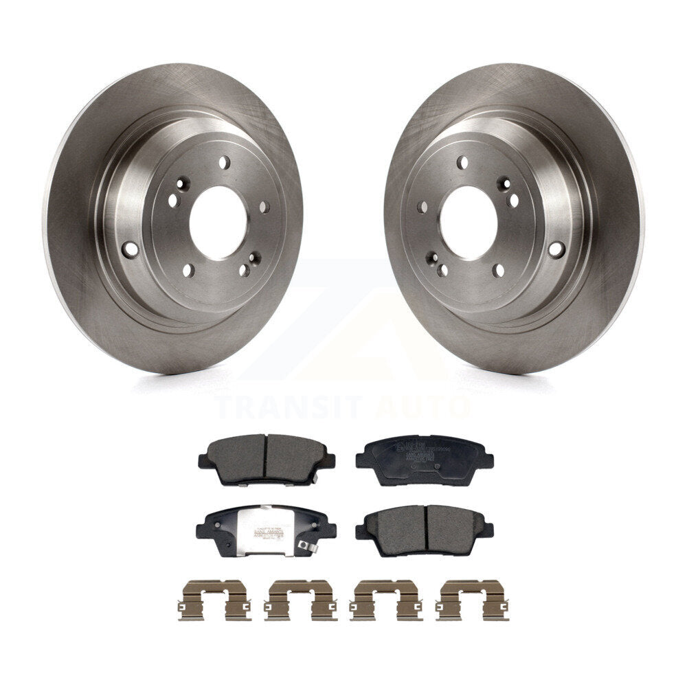 Rotors de frein à disque arrière et kit de plaquettes en céramique pour Genesis G80 2018-2020 3,8 L 5,0 L