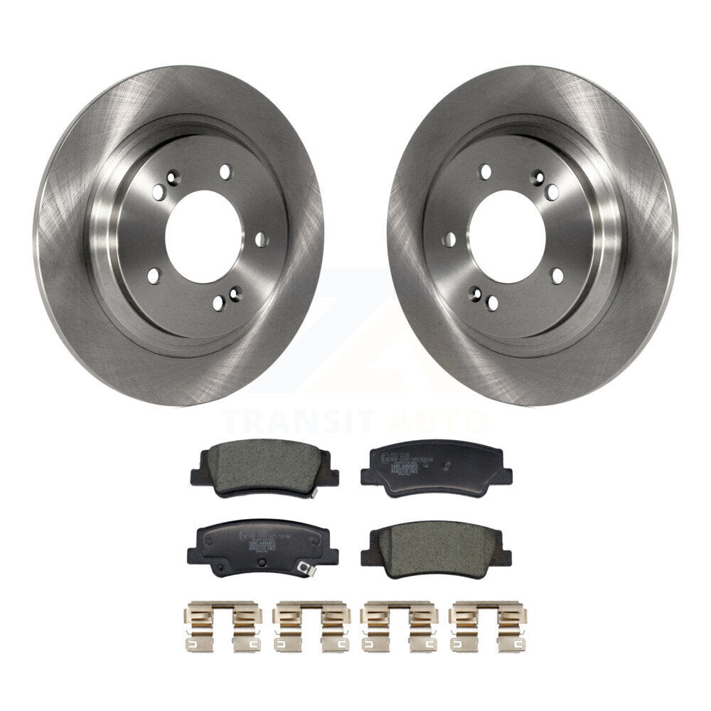 Kit de rotors de frein à disque arrière et plaquettes en céramique, pour Hyundai Sonata Kia Niro EV K5