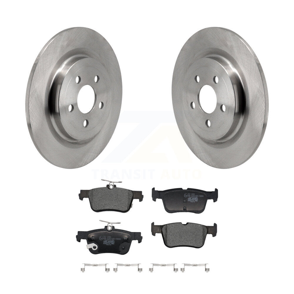 Kit de disques de frein à disque arrière et plaquettes en céramique pour Ford Mustang Mach-E 2021 – 2023