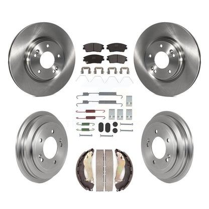 Kit de tambour de tampon en céramique de Rotor de frein avant et arrière (7 pièces) pour Hyundai Elantra 1.6 17-20