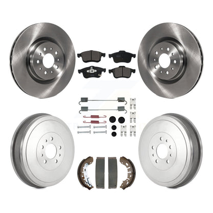 Kit de plaquettes et de tambour en céramique pour Rotor de frein avant et arrière (7 pièces) pour Ram ProMaster Cit 15-21