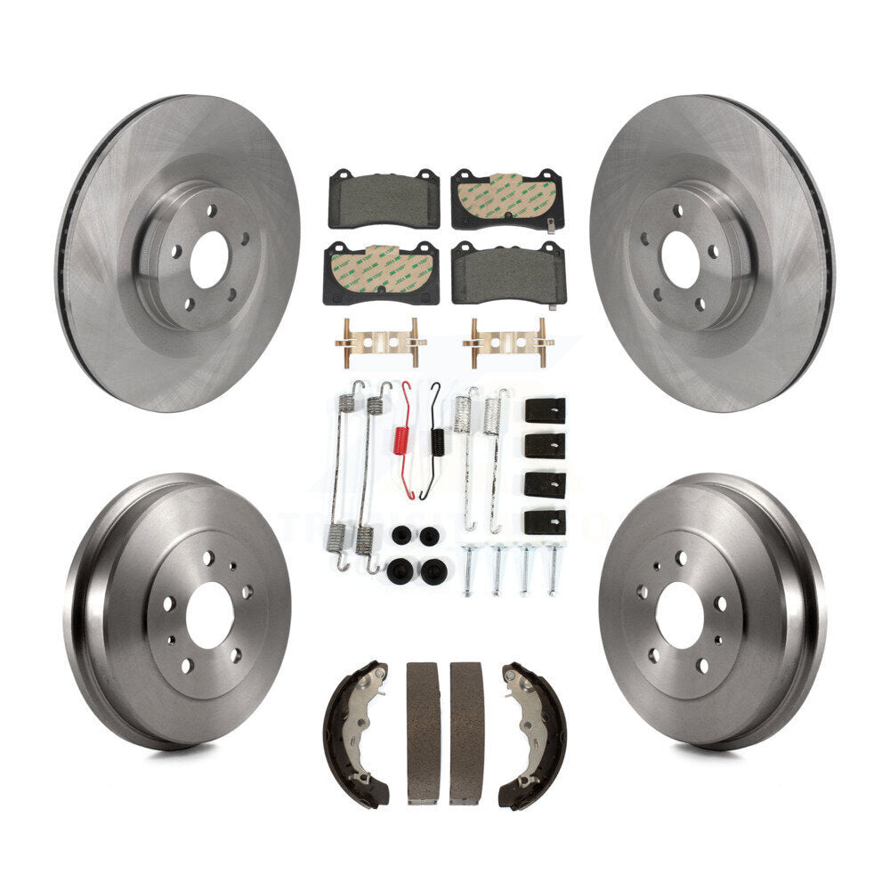 Kit de tambour de tampon en céramique de Rotor de frein avant et arrière (7 pièces) pour 16 Ford Focus RS FMSI = 100