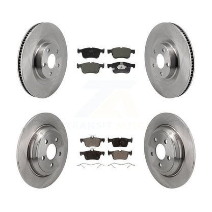 Kit de rotors de frein à disque avant et arrière et plaquettes en céramique pour Ford Maverick 2022 – 2023