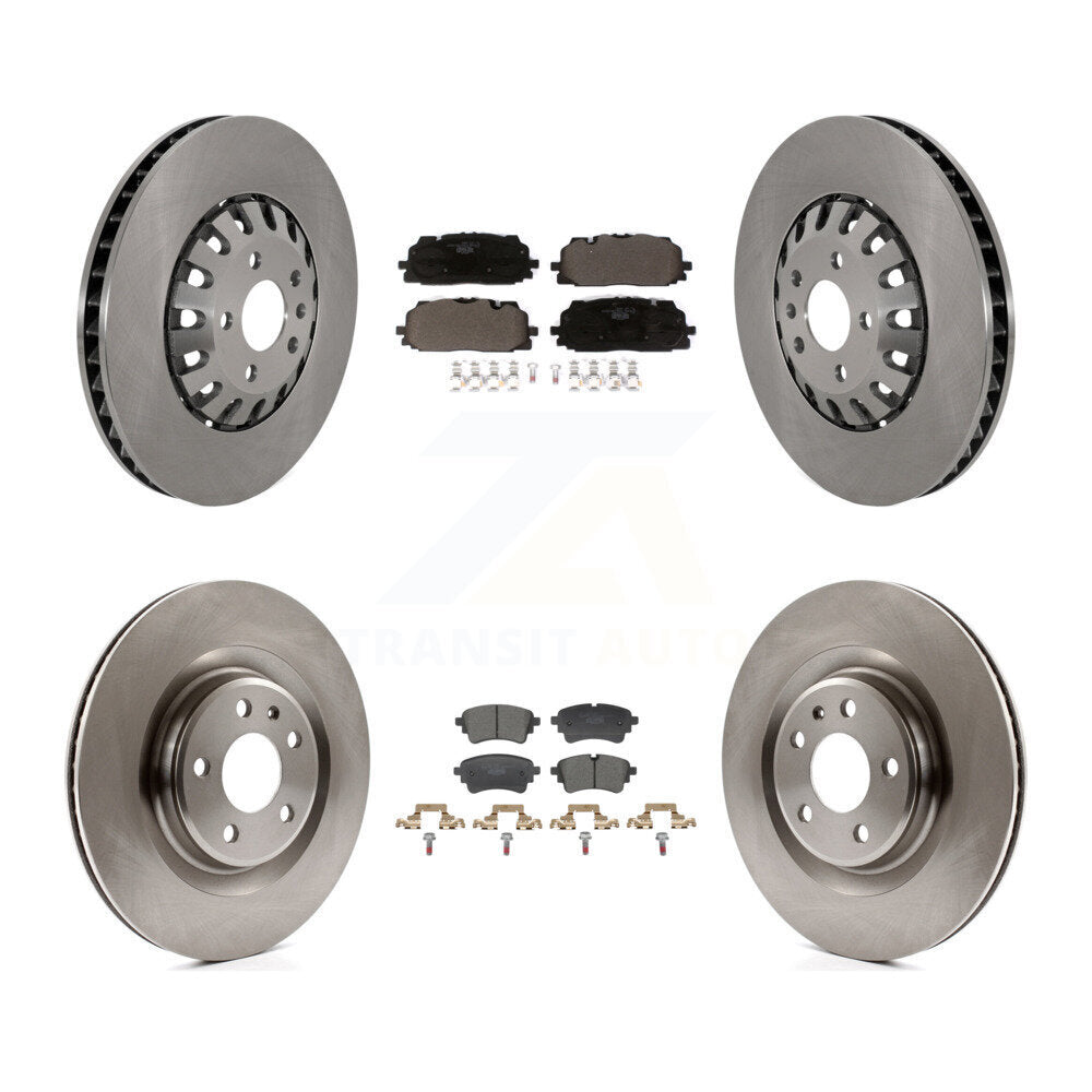 Kit de Rotor de frein à disque avant et arrière et plaquettes en céramique, pour Audi A6 Quattro A7 Sportbac