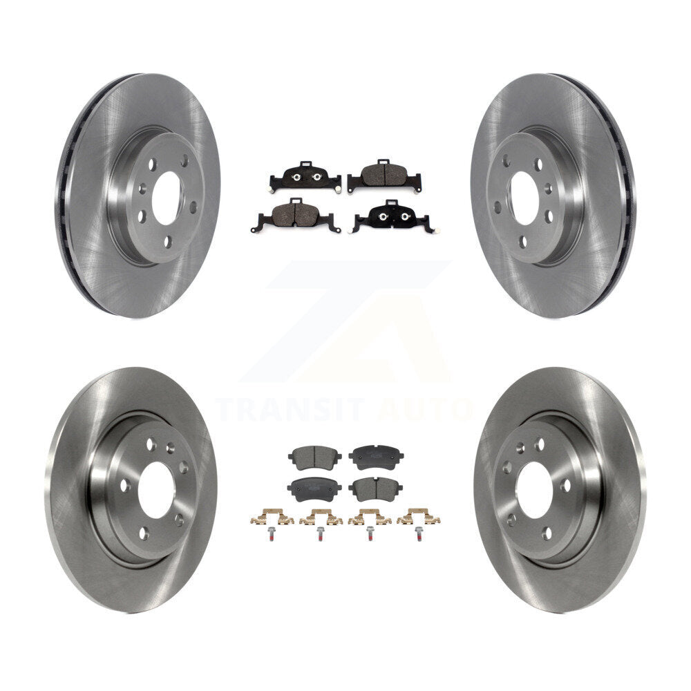Kit de rotors de frein à disque avant et arrière et plaquettes en céramique pour Audi A5 Sportback