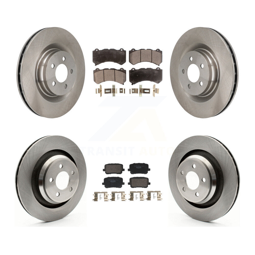 Kit de rotor de frein avant et arrière et plaquettes en céramique, pour Dodge Charger SRT 392 avec RWD 6.4