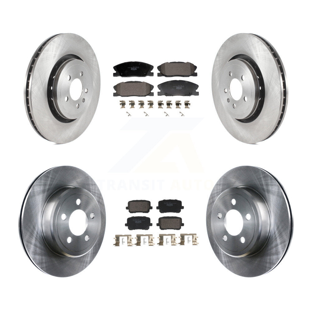 Kit de plaquettes en céramique pour Rotor de frein avant et arrière, pour Dodge Charger RWD 2017 – 2018 avec 5.7