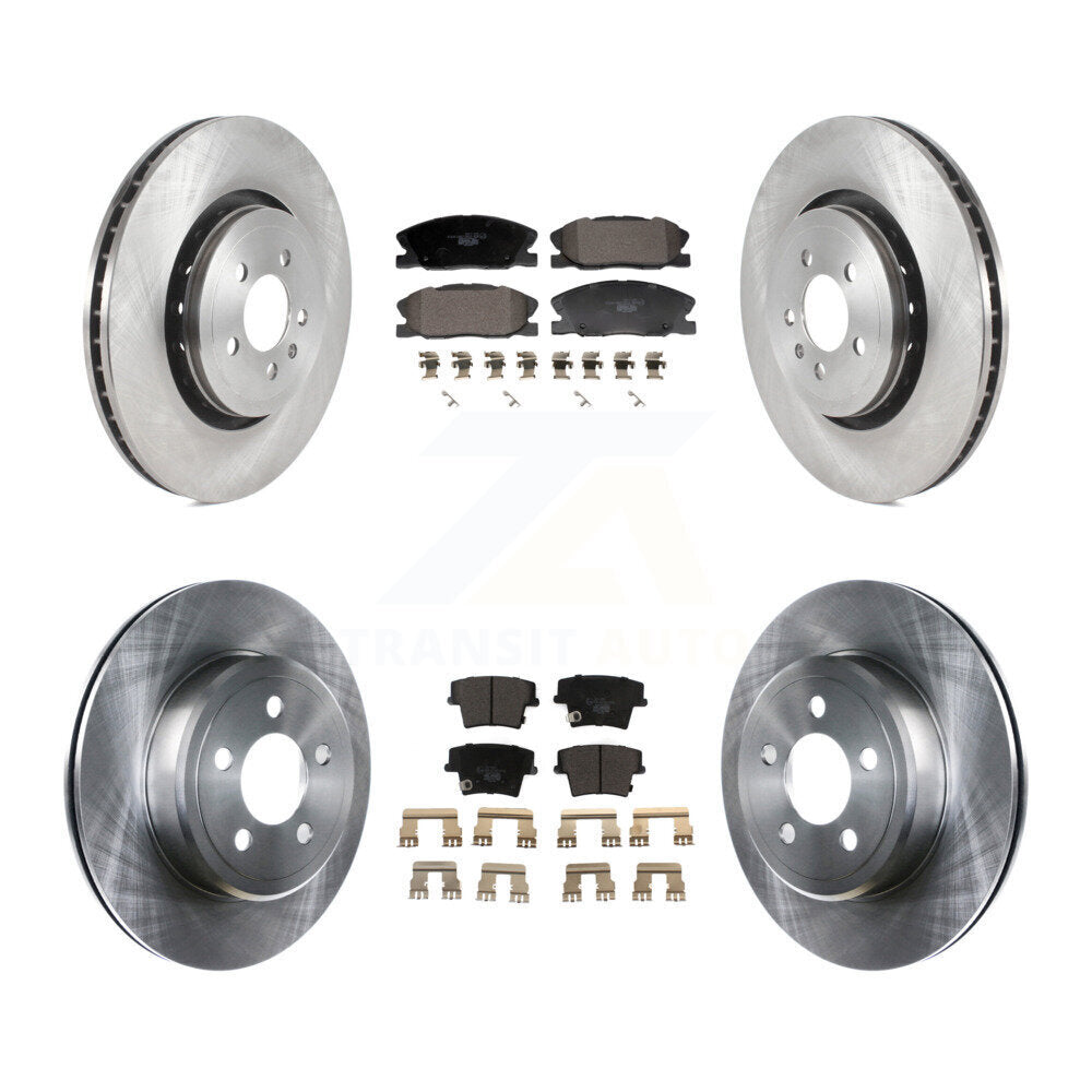 Kit de plaquettes en céramique pour Rotor de frein avant et arrière, pour Dodge Charger RWD 2017 – 2018 avec 5.7