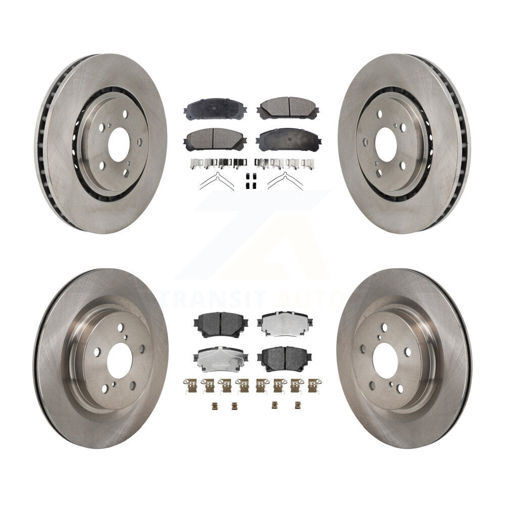 Kit de plaquettes de frein en céramique, Rotors avant et arrière, pour Toyota Sienna RAV4 Prime bZ4X Subar