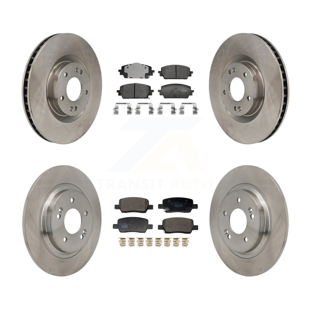 Kit de Rotor de frein à disque avant et arrière et plaquettes en céramique, pour Hyundai Santa Fe Kia Sorent