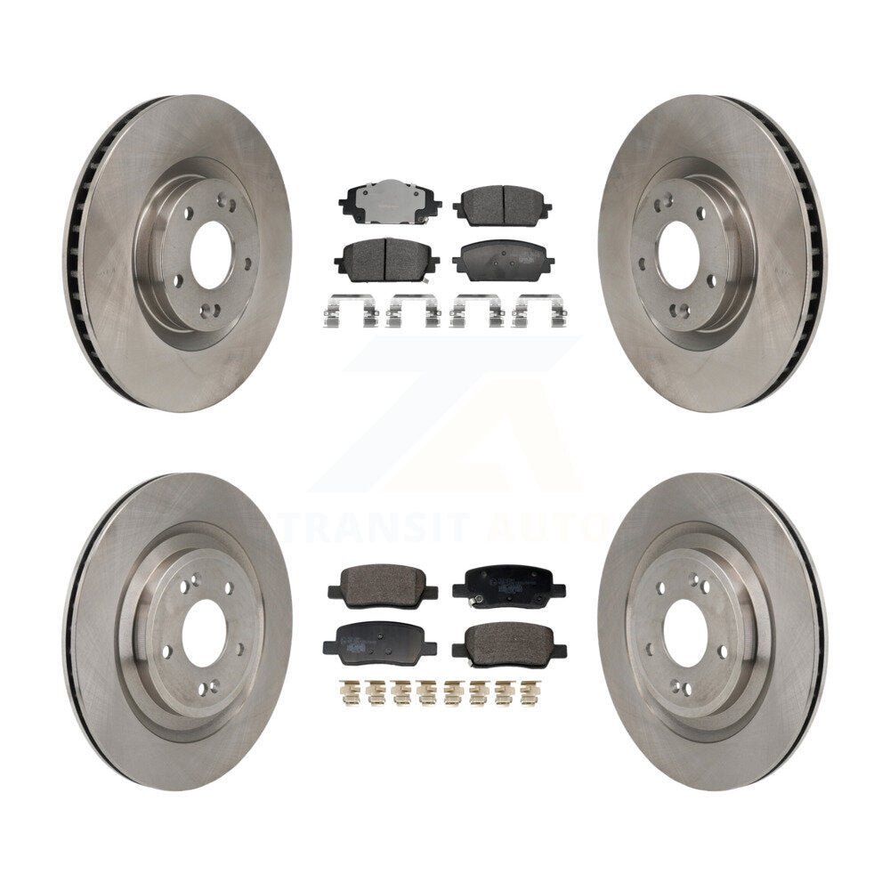 Kit de Rotor de frein à disque avant et arrière et plaquettes en céramique, pour Hyundai Santa Fe Kia Sorent