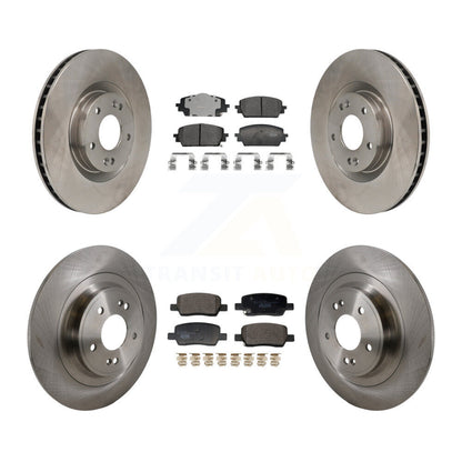 Kit de rotor de frein à disque avant et arrière et plaquettes en céramique pour Hyundai Santa Cru 2022 – 2024