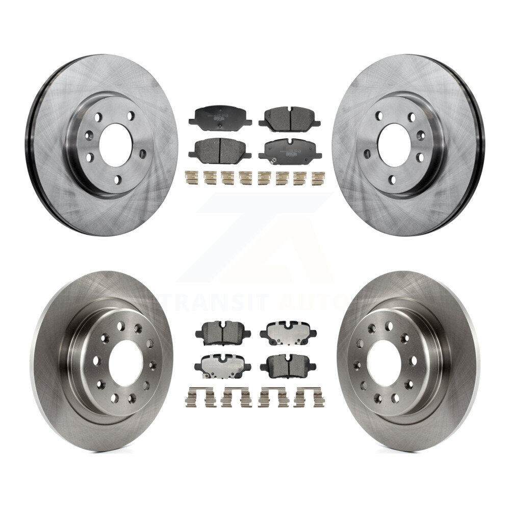 Kit de rotors de frein à disque avant et arrière et plaquettes en céramique pour GMC Terrain K8T-104615