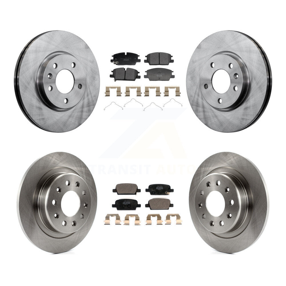 Kit de rotors de frein à disque avant et arrière et plaquettes en céramique pour Chevrolet Malibu