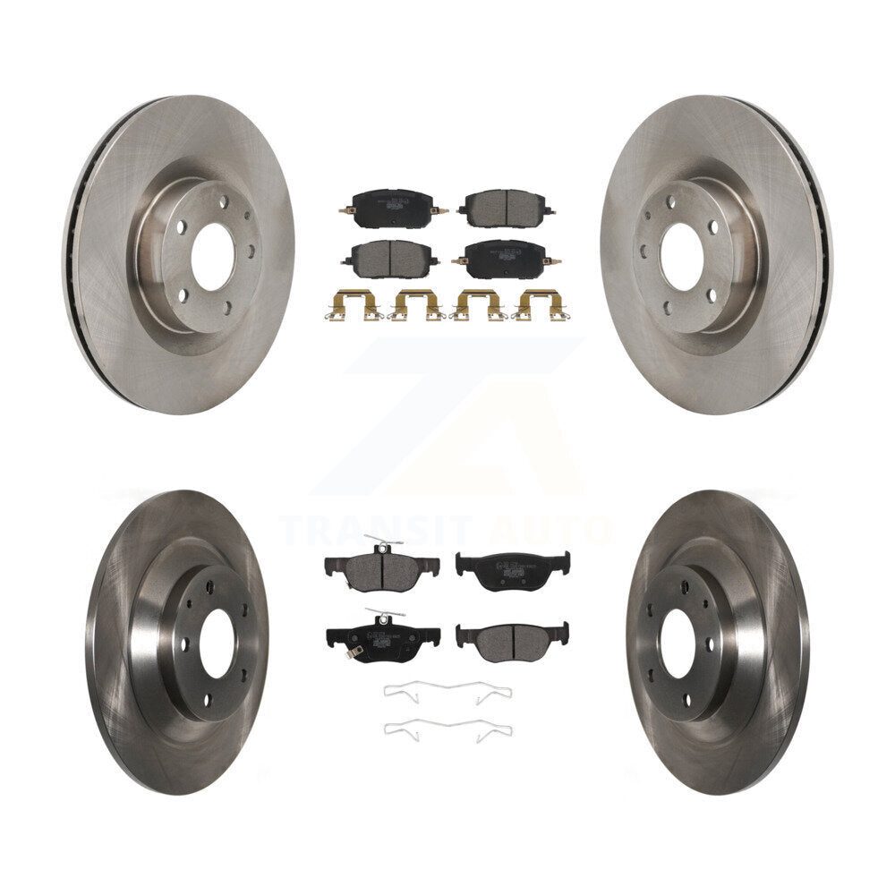 Kit de rotors de frein à disque avant et arrière et plaquettes en céramique pour Mazda MX-30 EV 2022 – 2023