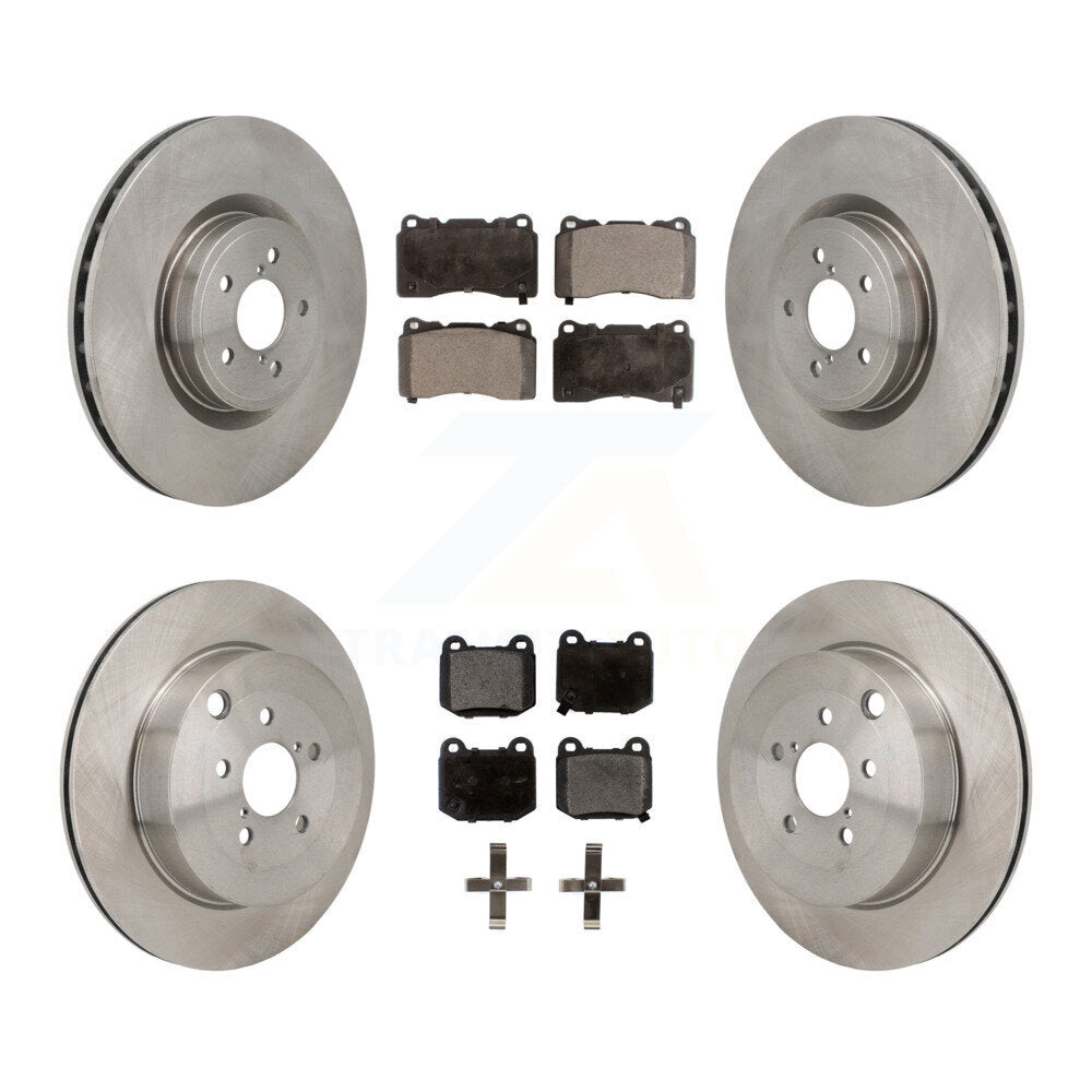 Kit de rotors de frein à disque avant et arrière et plaquettes en céramique, pour Subaru BRZ Toyota 86