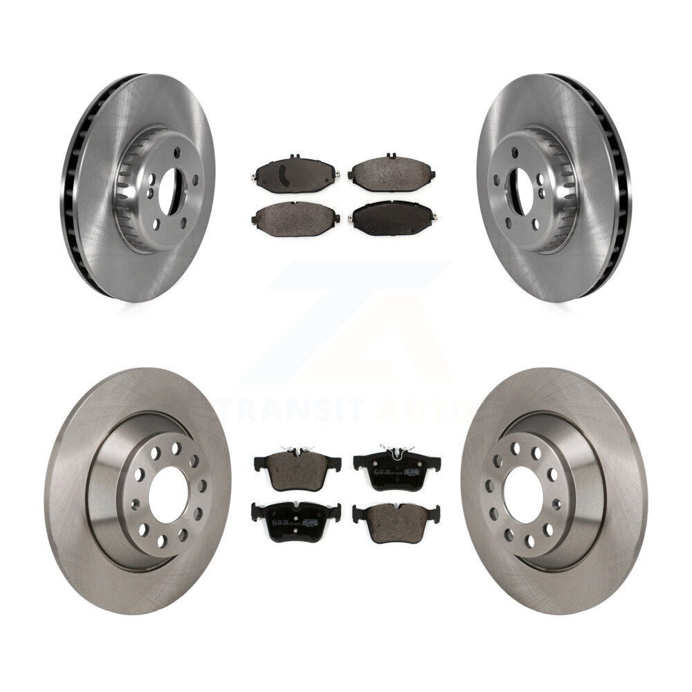 Kit de rotors de frein à disque avant et arrière et plaquettes en céramique pour Mercedes-Benz C300