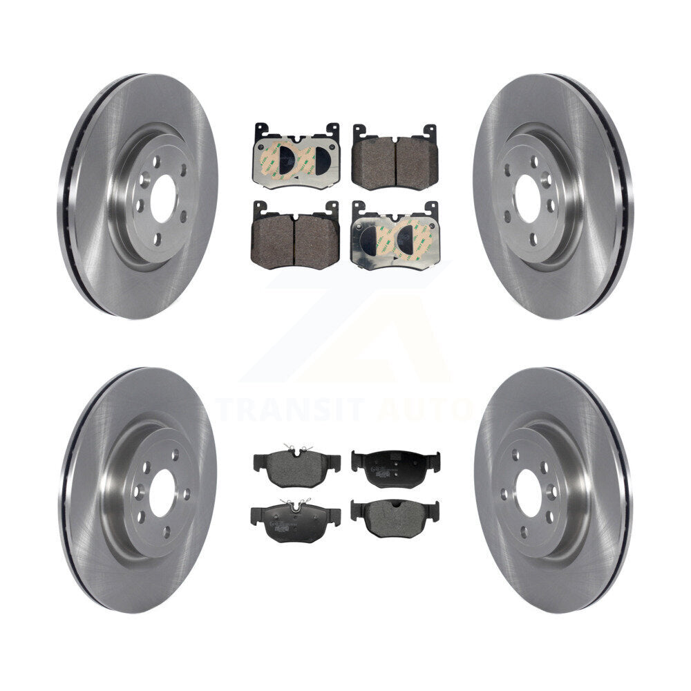Kit de rotors de frein à disque avant et arrière et plaquettes en céramique pour Jaguar F-Pace K8T-104629