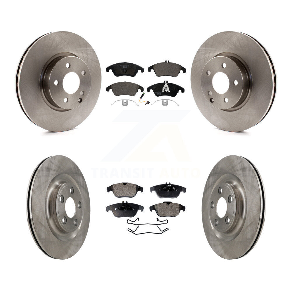 Kit de rotors de frein à disque avant et arrière et plaquettes en céramique pour Mercedes-Benz E400