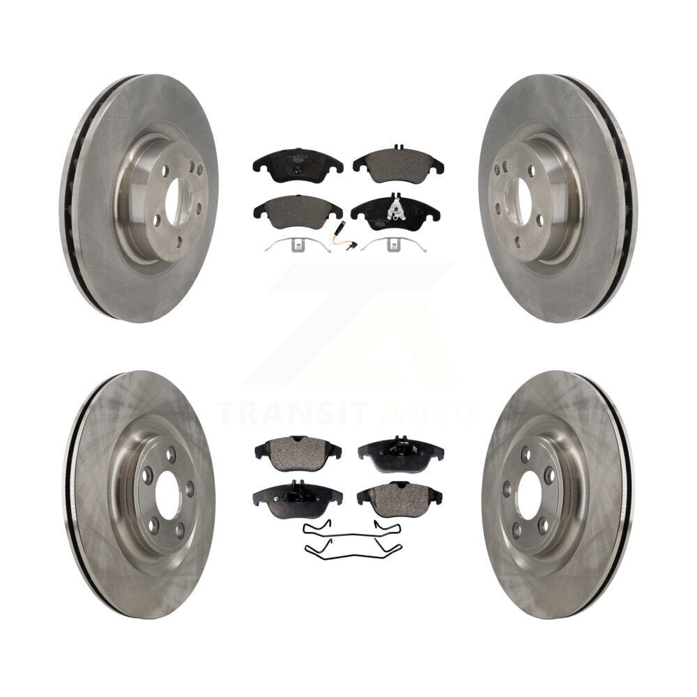 Kit de rotors de frein à disque avant et arrière et plaquettes en céramique pour Mercedes-Benz E400