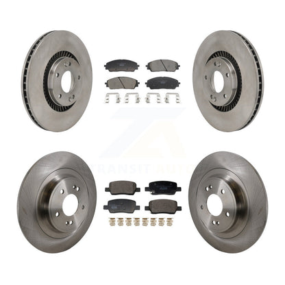 Kit de rotors de frein à disque avant et arrière et plaquettes en céramique pour Kia Carnival 2022 – 2024