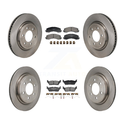 Kit de rotor de frein avant et arrière et plaquettes en céramique pour Ford Expedition Lincoln Navigato