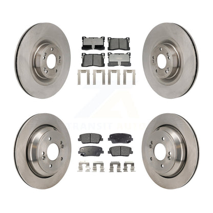 Kit de rotors de frein à disque avant et arrière et plaquettes en céramique, pour Hyundai Equus Kia K900