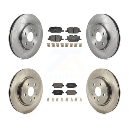 Rotors de frein à disque avant et arrière et Kit de plaquettes en céramique pour Buick Envision Cadillac XT