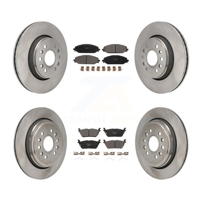 Rotor de frein à disque avant et arrière et Kit de plaquettes en céramique pour Ram 1500 Jeep Wagoneer Grand