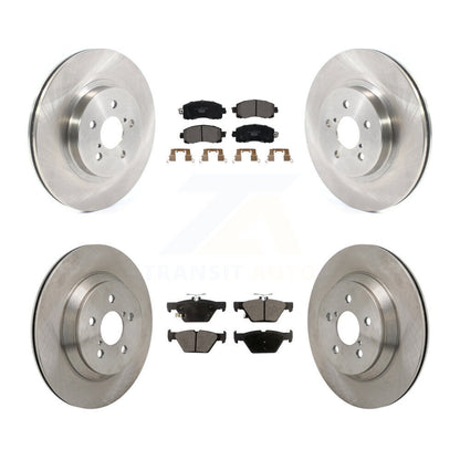 Kit de rotors de frein à disque avant et arrière et plaquettes en céramique pour Subaru Crosstrek