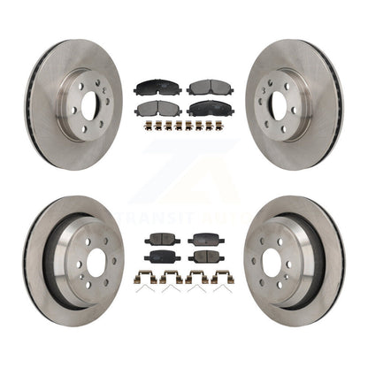 Rotors de frein à disque avant et arrière et Kit de plaquettes en céramique pour Chevrolet Colorado GMC Canyo