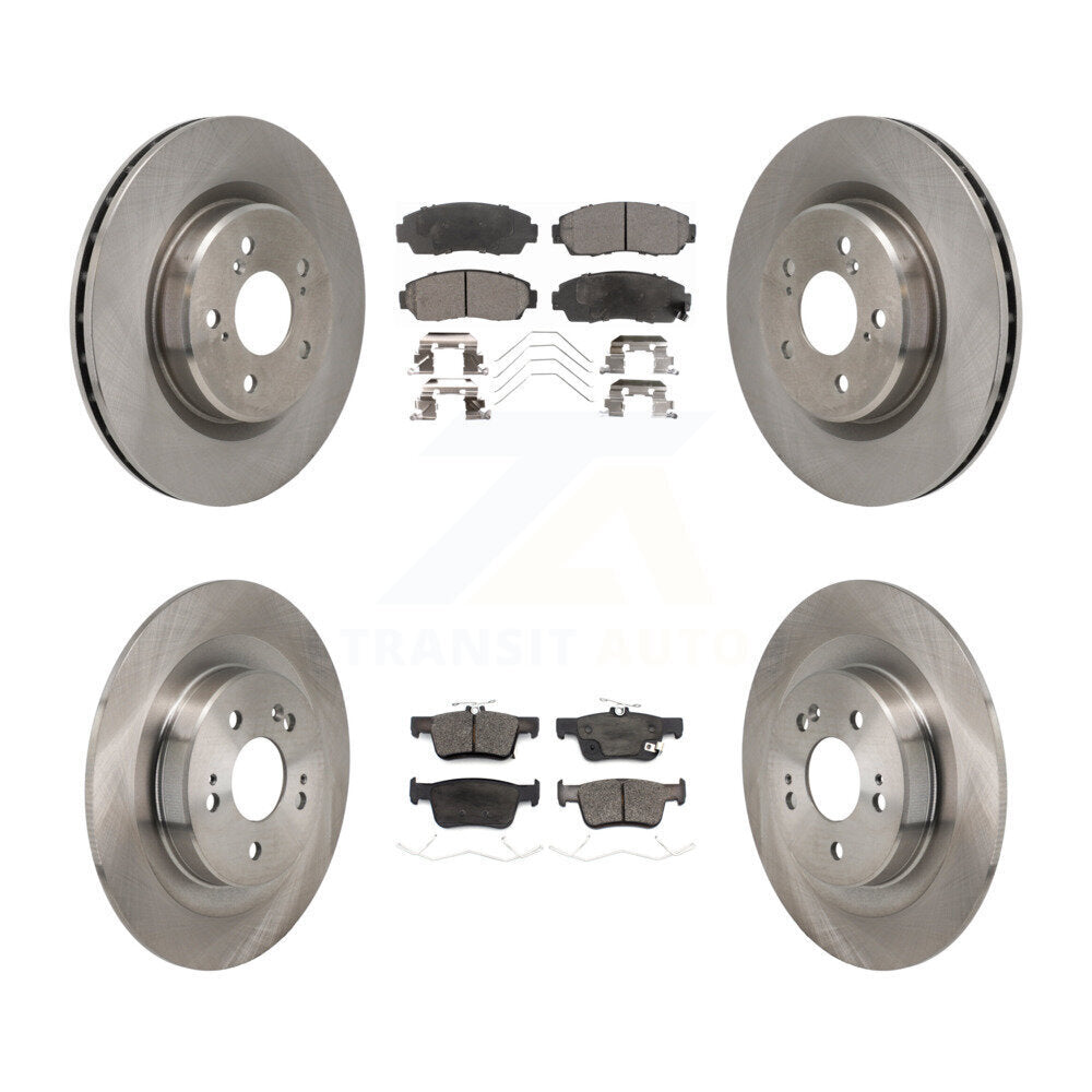 Kit de rotors de frein à disque avant et arrière et plaquettes en céramique pour Acura TLX 2.0L 2021 – 2023