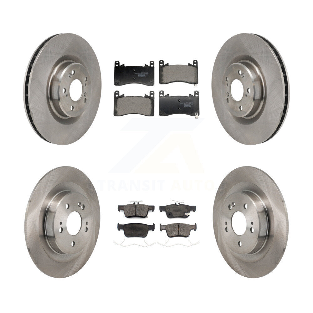 Kit de rotors de frein à disque avant et arrière et plaquettes en céramique pour Acura TLX 3.0L 2021 – 2023